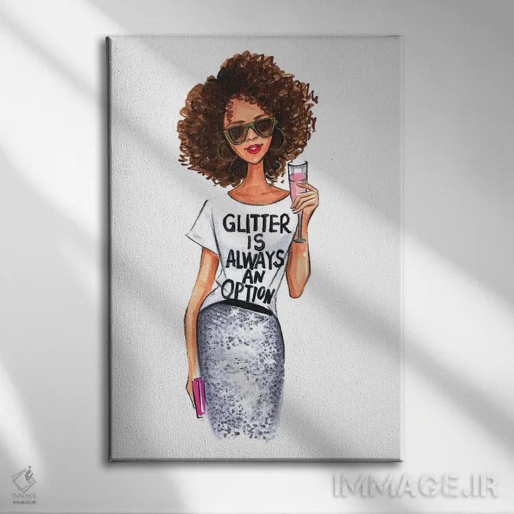 تابلو دکوراتیو اکلیل همیشه یک گزینه است اثر رونگرونگ دوو - نمای روبهرو روی دیوار