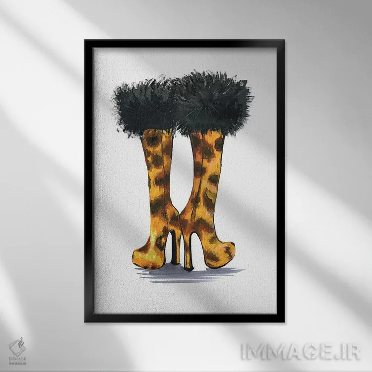 تابلو دکوراتیو آن را عالی انجام بده اثر رونگرونگ دوو - نمای قابدار مشکی