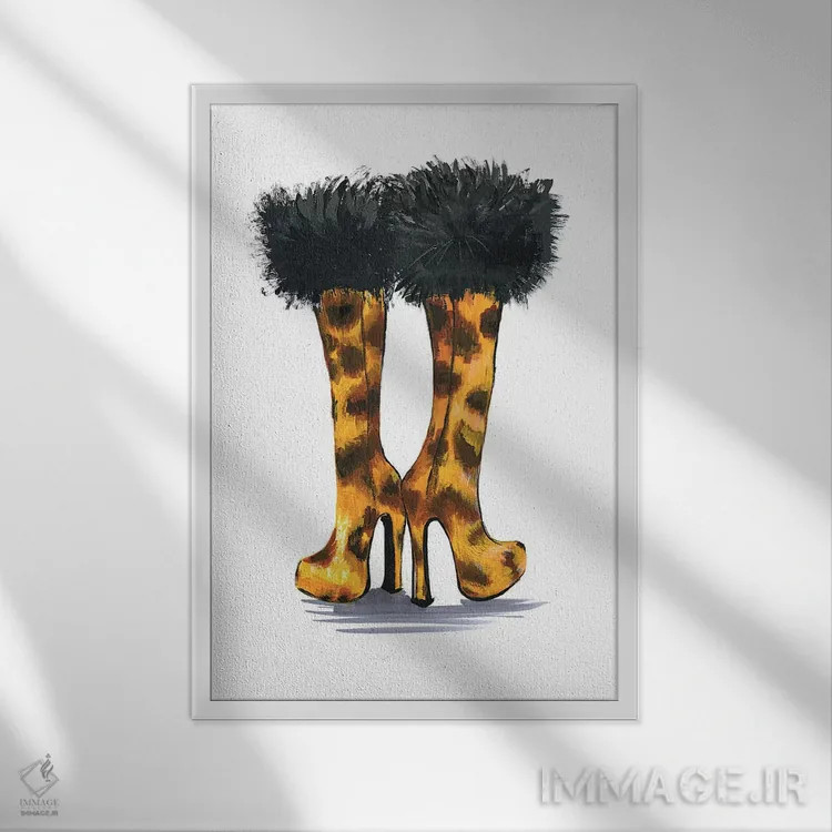 تابلو دکوراتیو آن را عالی انجام بده اثر رونگرونگ دوو - نمای قابدار سفید