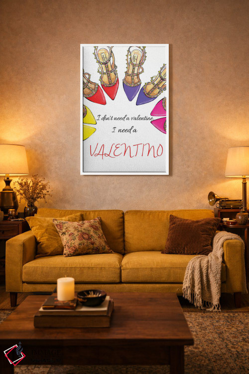 تابلو دکوراتیو من یک والنتینو لازم دارم اثر رونگرونگ دوو - D3W