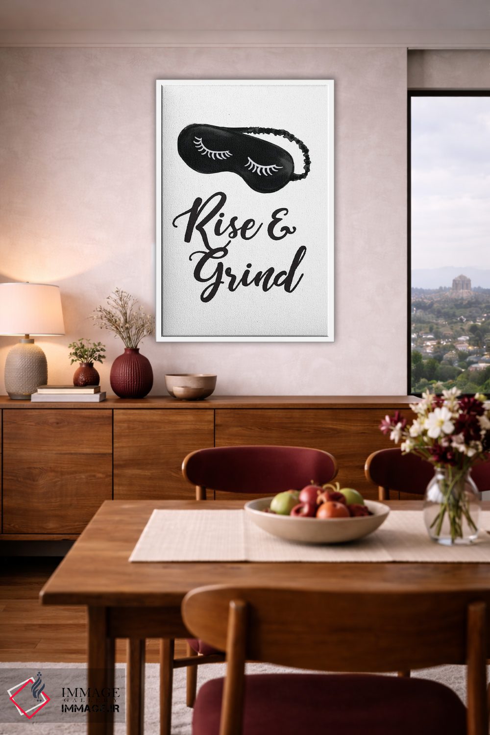 تابلو دکوراتیو بلند شو و بجنگ اثر رونگرونگ دوو - D3W