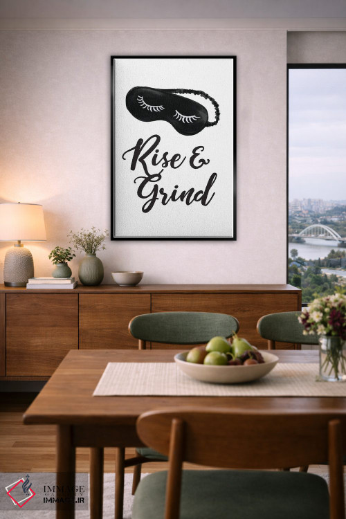 تابلو دکوراتیو بلند شو و بجنگ اثر رونگرونگ دوو - D6B