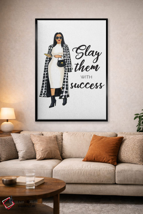 تابلو دکوراتیو آنها را با موفقیت از پا درآور اثر رونگرونگ دوو - D1B