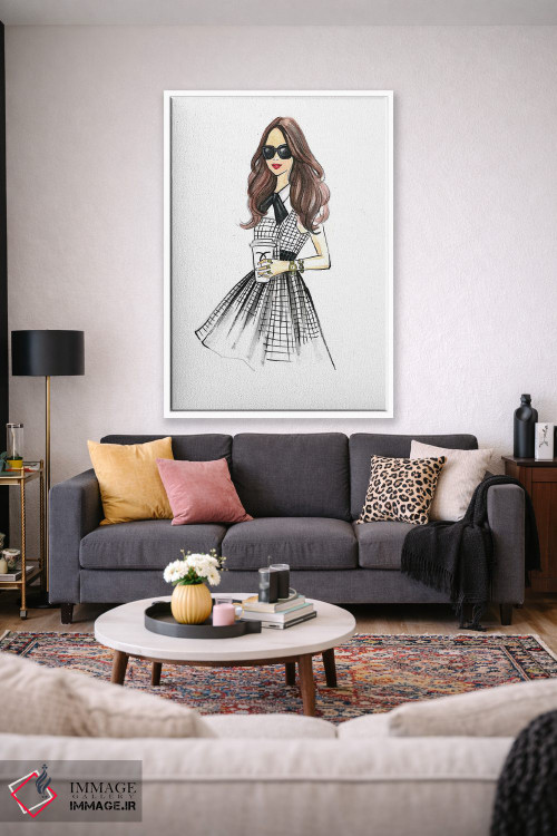 تابلو دکوراتیو برای قهوه برو اثر رونگرونگ دوو - D1W