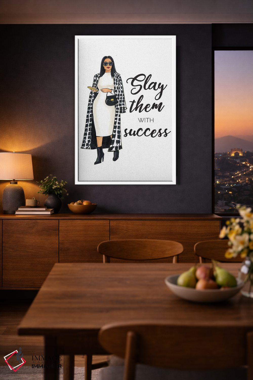 تابلو دکوراتیو آنها را با موفقیت از پا درآور اثر رونگرونگ دوو - D3W