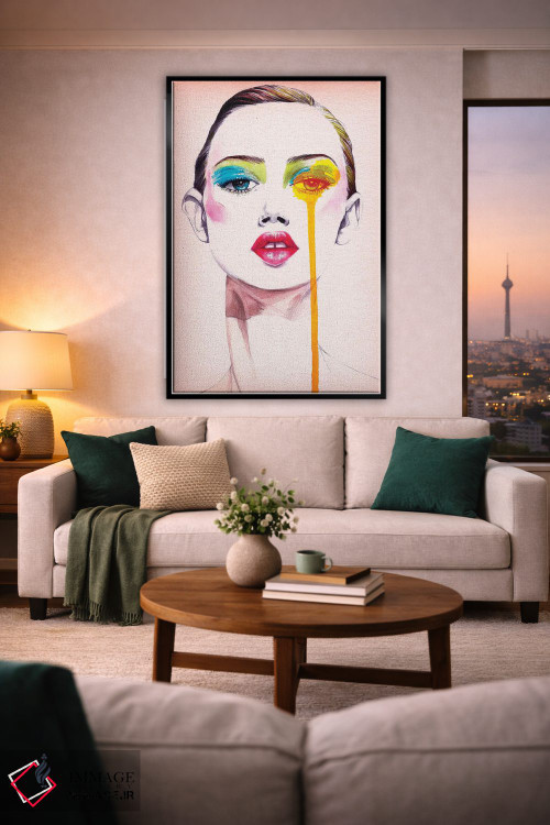 تابلو دکوراتیو آرایش اثر رونگرونگ دوو - D2B