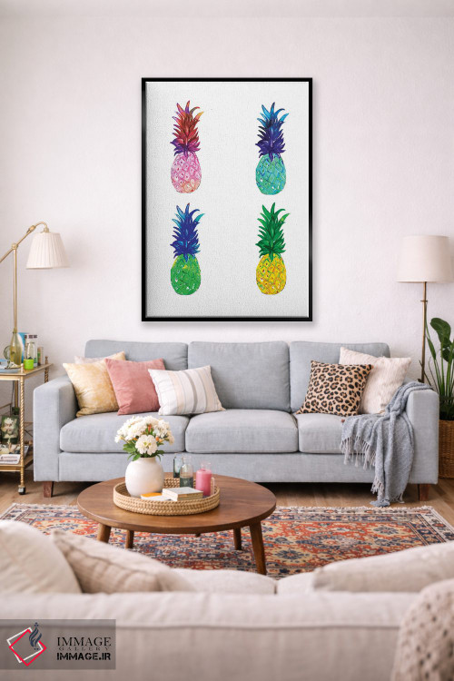 تابلو مینیمال آناناس اثر رونگرونگ دوو - D2B