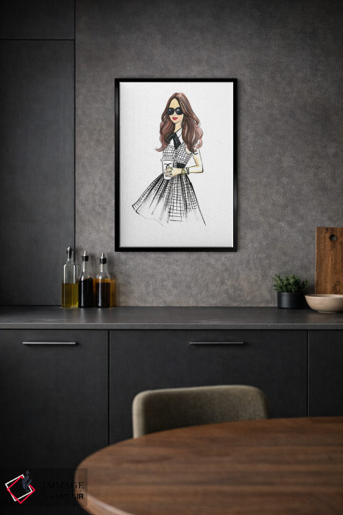 تابلو دکوراتیو برای قهوه برو اثر رونگرونگ دوو - D2B