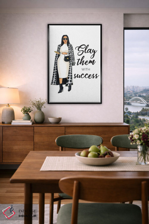 تابلو دکوراتیو آنها را با موفقیت از پا درآور اثر رونگرونگ دوو - D6B