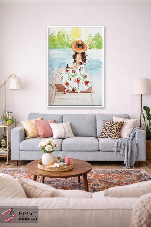 تابلو دکوراتیو قایق سواری در ونیز اثر رونگرونگ دوو - D1W