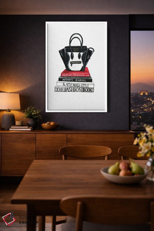 تابلو دکوراتیو کیف سلین اثر رونگرونگ دوو - D3W