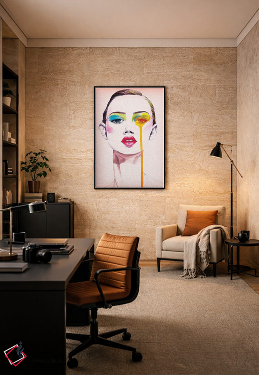 تابلو دکوراتیو آرایش اثر رونگرونگ دوو - D6B