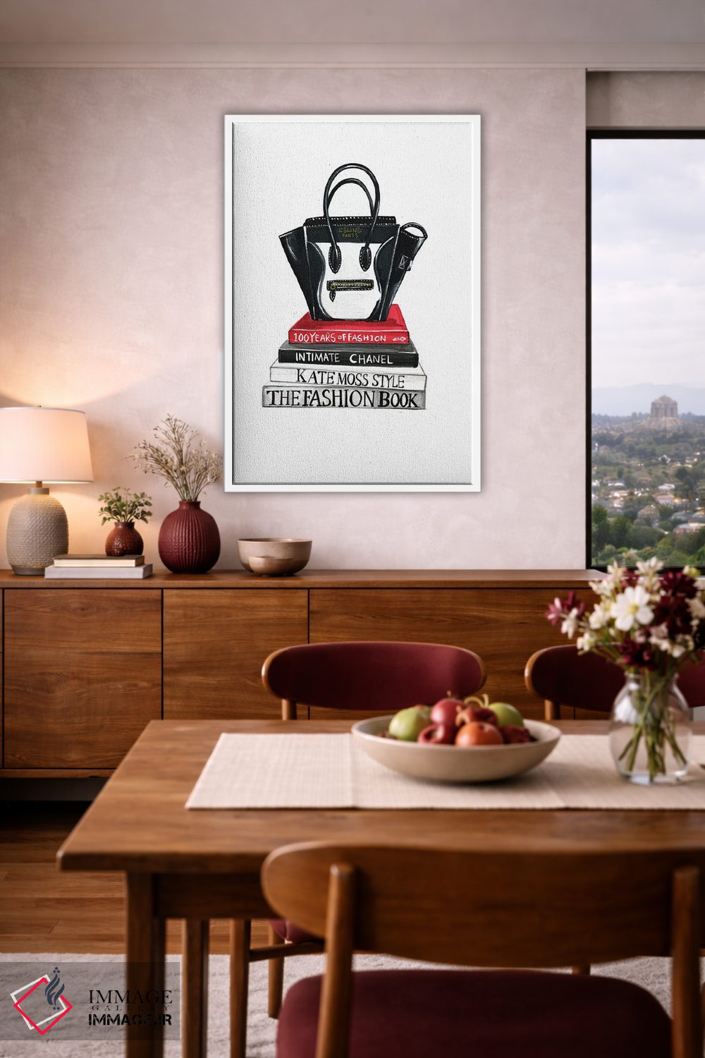 تابلو دکوراتیو کیف سلین اثر رونگرونگ دوو - D4W