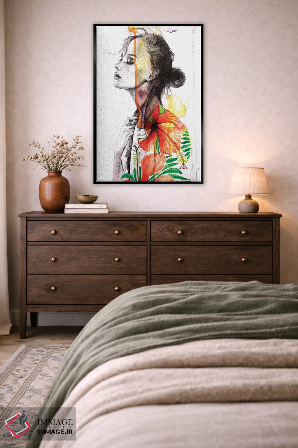 تابلو دکوراتیو در لحظه اثر رونگرونگ دوو - D4B