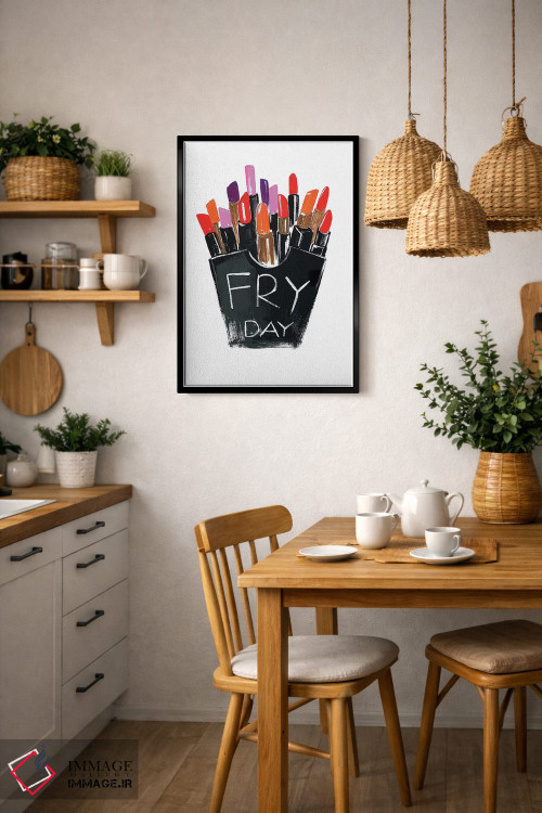 تابلو دکوراتیو جمعه سرخ کردنی اثر رونگرونگ دوو - D5B