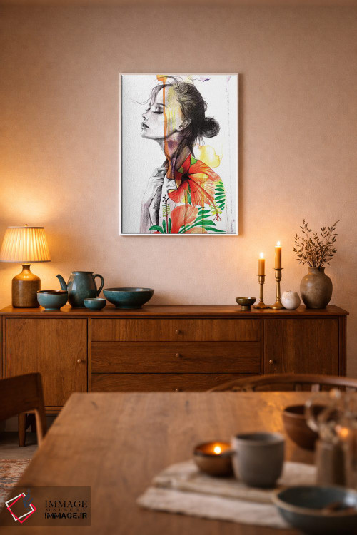 تابلو دکوراتیو در لحظه اثر رونگرونگ دوو - D5W