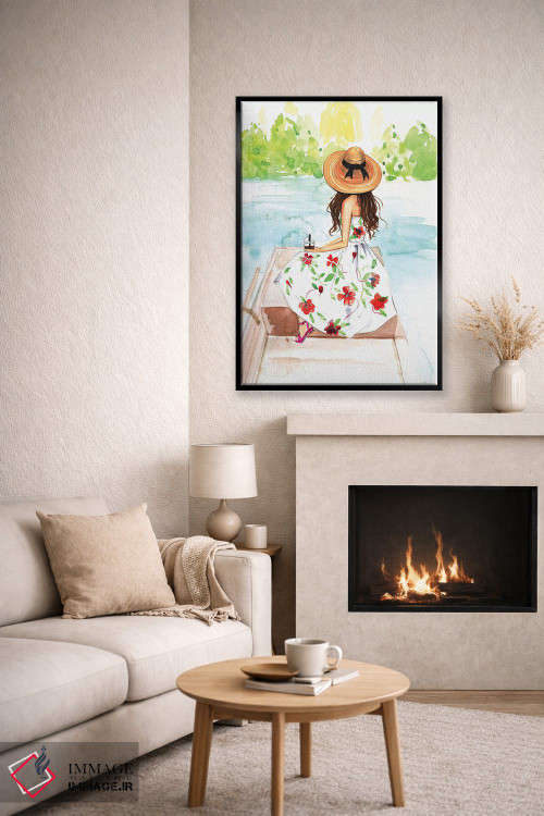 تابلو دکوراتیو قایق سواری در ونیز اثر رونگرونگ دوو - D6B