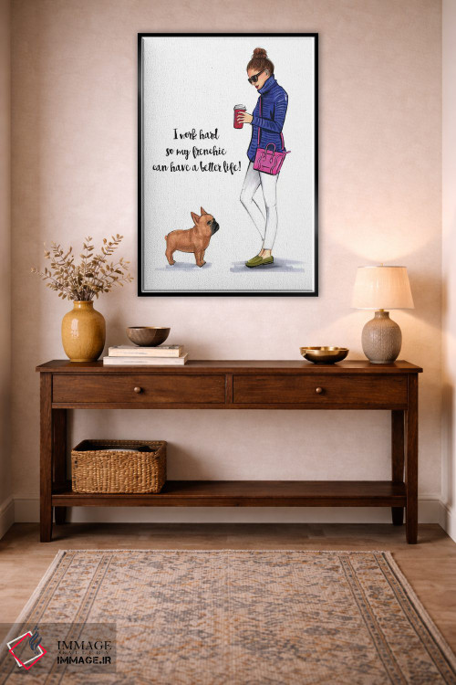 تابلو دکوراتیو عشق فرانسوی اثر رونگرونگ دوو - D4B