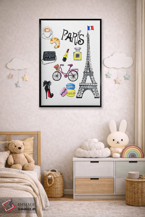 تابلو دکوراتیو پاریس اثر رونگرونگ دوو - D5B