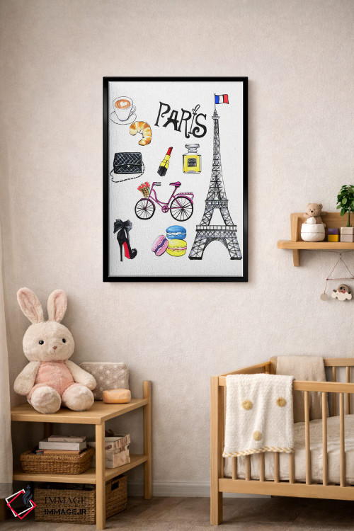 تابلو دکوراتیو پاریس اثر رونگرونگ دوو - D4B