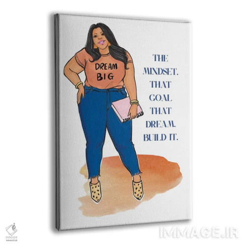 تابلو دکوراتیو آن را بساز اثر رونگرونگ دوو - نمای پرسپکتیو محصول