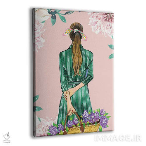 تابلو دکوراتیو گل های بهاری اثر رونگرونگ دوو - نمای پرسپکتیو محصول