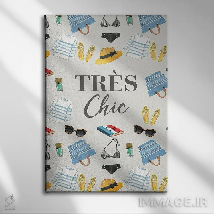 تابلو دکوراتیو خیلی شیک اثر رونگرونگ دوو - نمای روبهرو روی دیوار