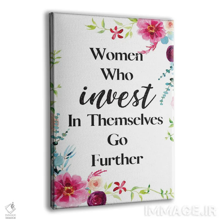 تابلو دکوراتیو زنانی که سرمایه گذاری می کنند اثر رونگرونگ دوو - نمای پرسپکتیو محصول