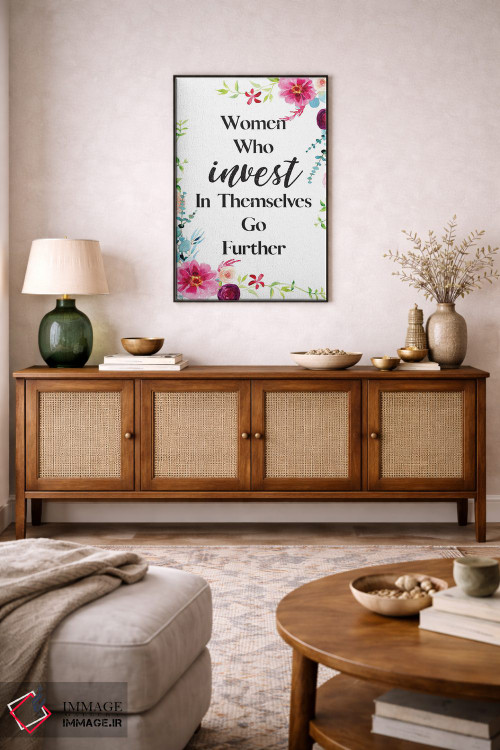 تابلو دکوراتیو زنانی که سرمایه گذاری می کنند اثر رونگرونگ دوو - D4B