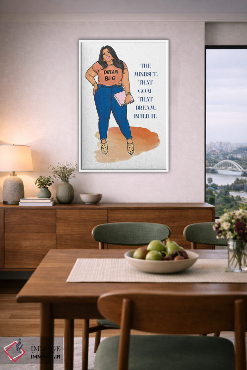 تابلو دکوراتیو آن را بساز اثر رونگرونگ دوو - D6W