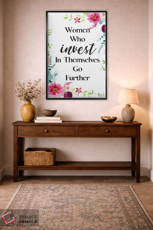 تابلو دکوراتیو زنانی که سرمایه گذاری می کنند اثر رونگرونگ دوو - D5B