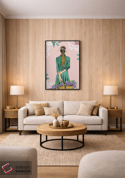 تابلو دکوراتیو گل های بهاری اثر رونگرونگ دوو - D1B