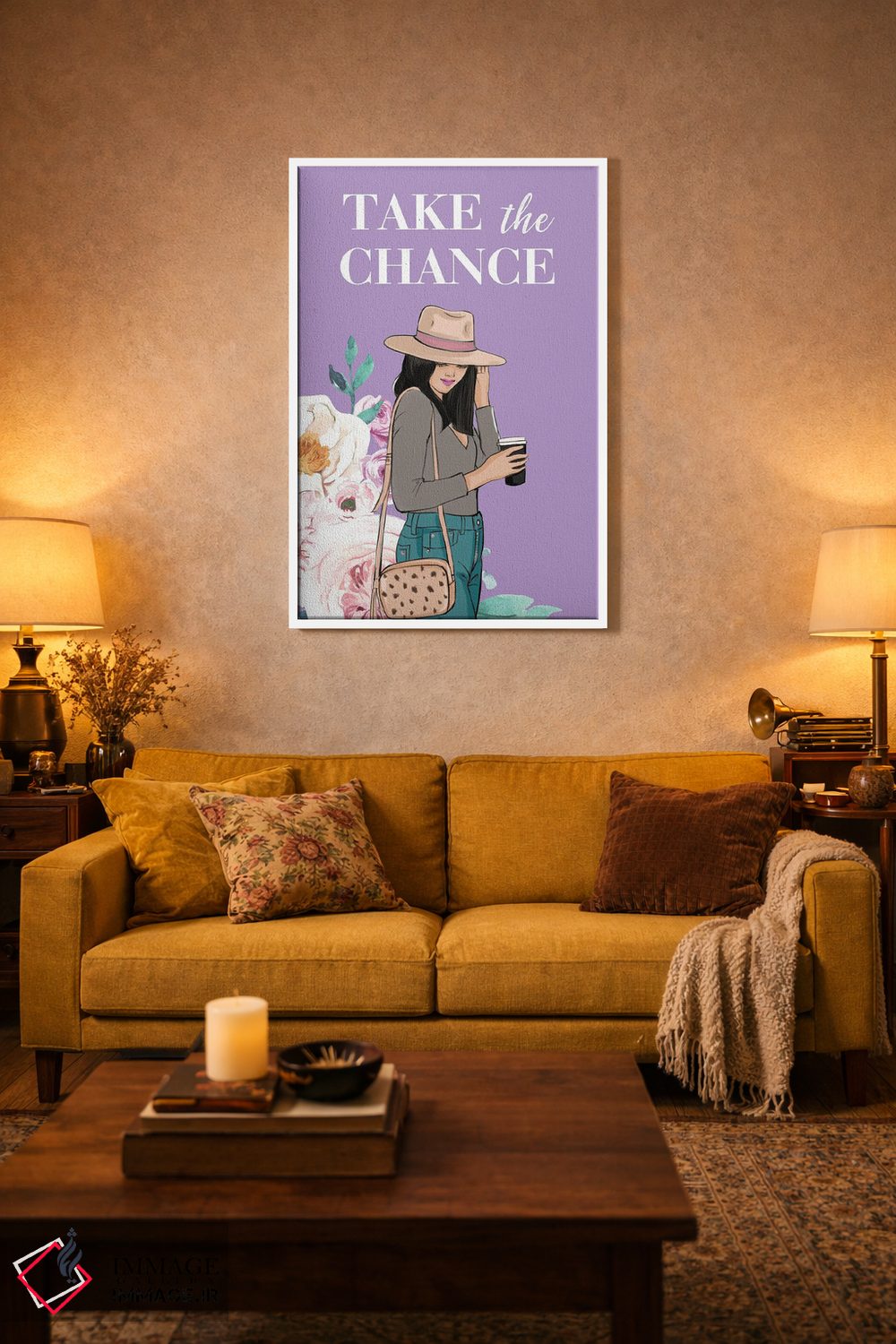 تابلو دکوراتیو فرصت را غنیمت بشمار اثر رونگرونگ دوو - D3W