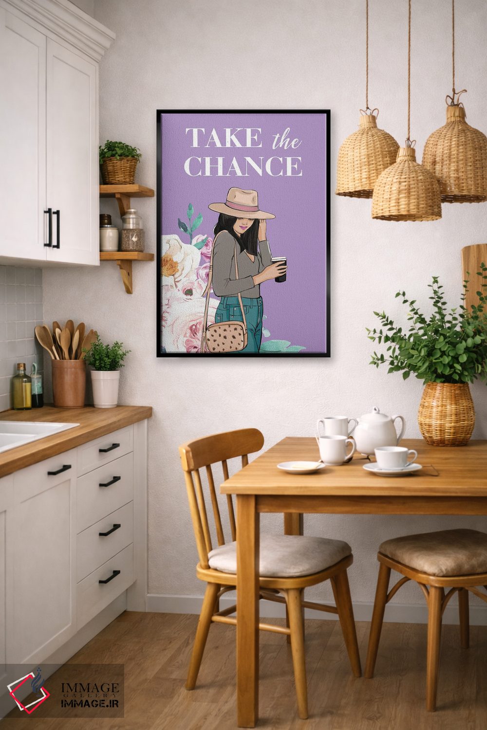 تابلو دکوراتیو فرصت را غنیمت بشمار اثر رونگرونگ دوو - D6B