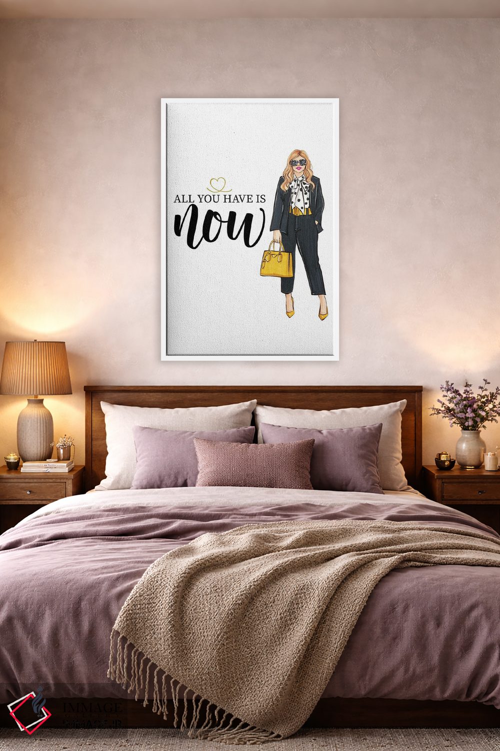 تابلو دکوراتیو همه چیز همین اکنون است اثر رونگرونگ دوو - D3W