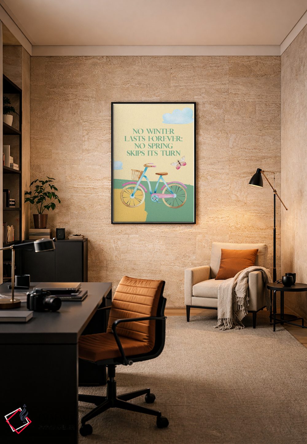 تابلو دکوراتیو فصل بهار اثر رونگرونگ دوو - D6B