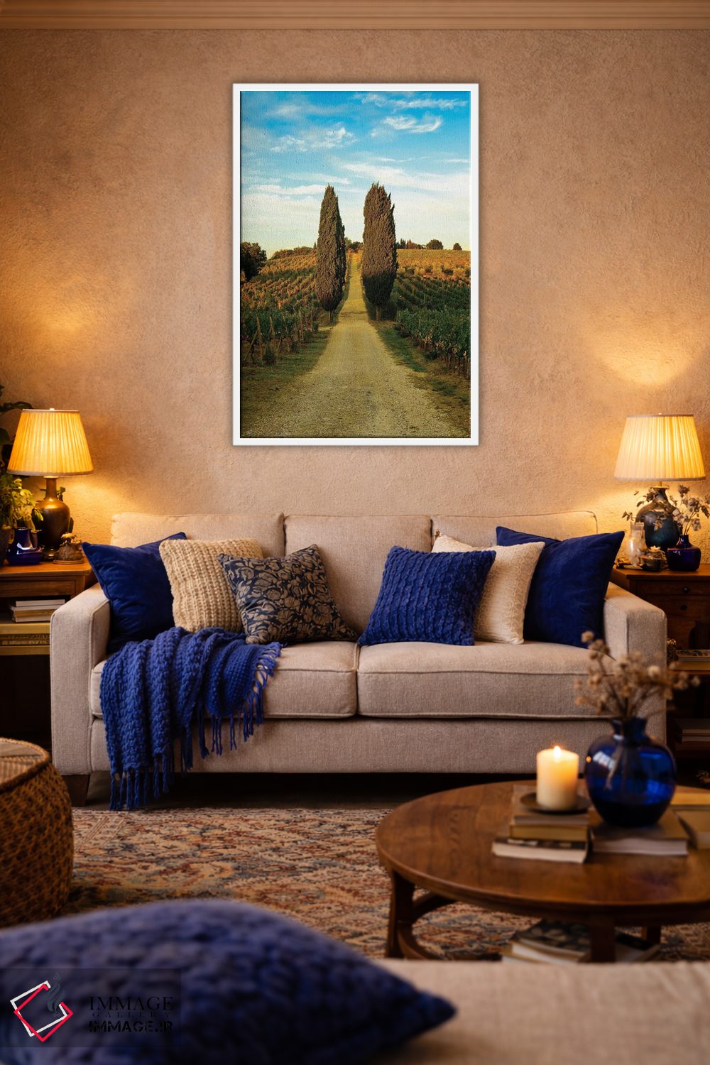 تابلو دکوراتیو Panzano In Chianti, Florence Province, Tuscany Region, Ita… اثر ریچارد دووال - D2W