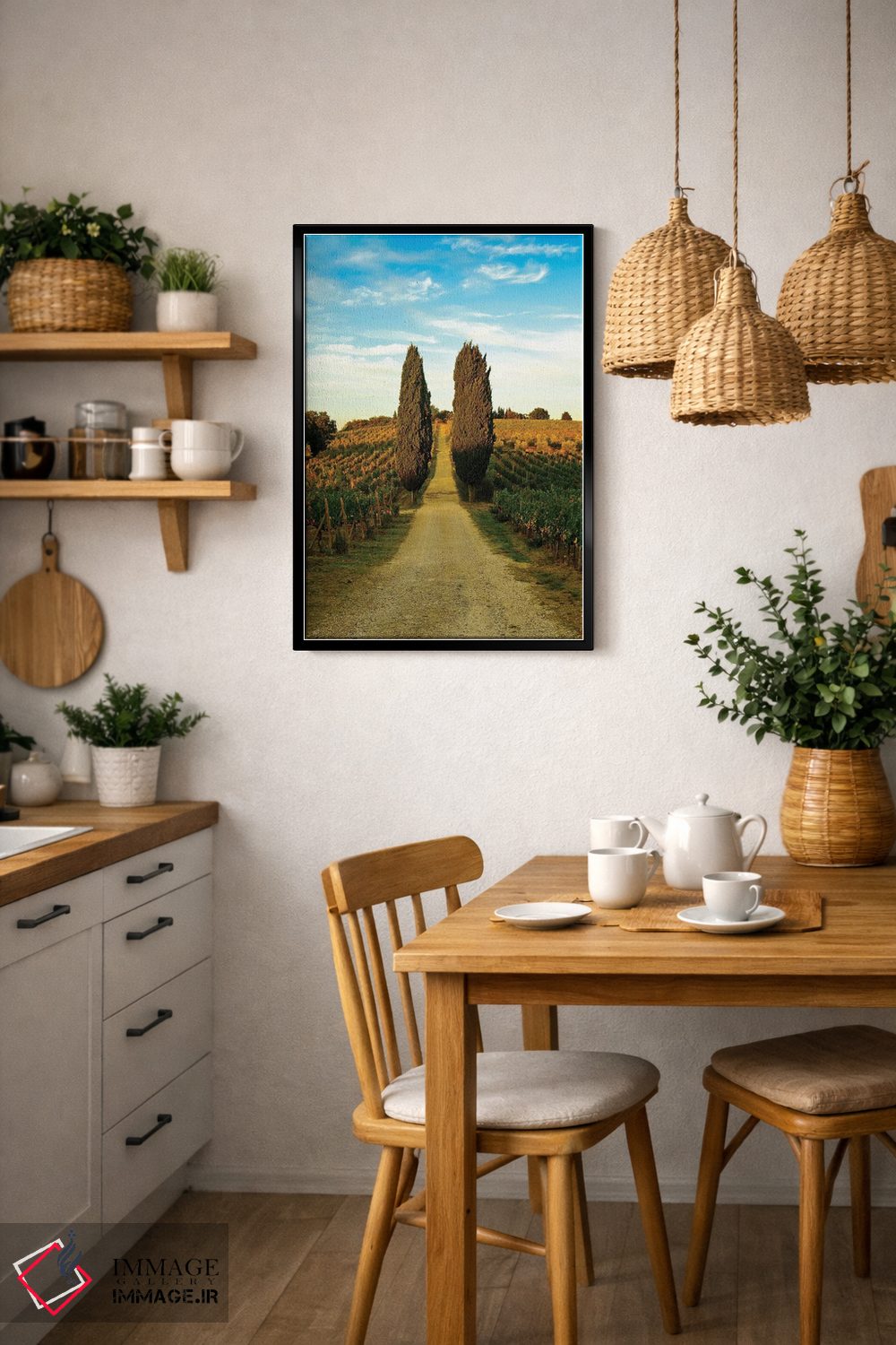 تابلو دکوراتیو Panzano In Chianti, Florence Province, Tuscany Region, Ita… اثر ریچارد دووال - D5B
