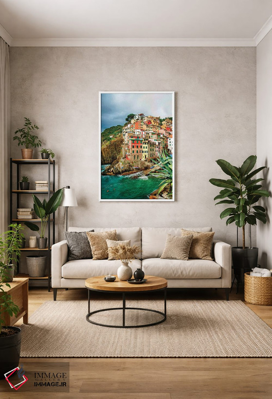 تابلو دکوراتیو La Spezia Province, Liguria Region, Italy,شهر ساحلی ریوماج… اثر ریچارد دووال - D1W