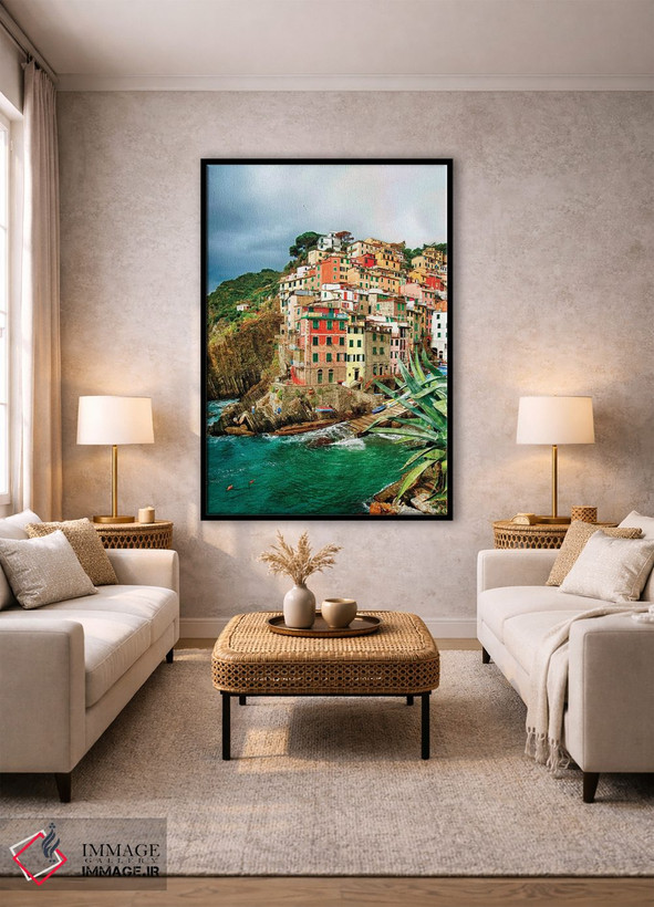 تابلو دکوراتیو La Spezia Province, Liguria Region, Italy,شهر ساحلی ریوماج… اثر ریچارد دووال - D2B