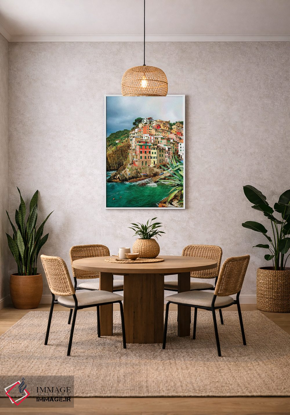تابلو دکوراتیو La Spezia Province, Liguria Region, Italy,شهر ساحلی ریوماج… اثر ریچارد دووال - D3W