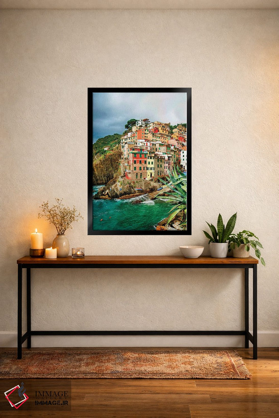تابلو دکوراتیو La Spezia Province, Liguria Region, Italy,شهر ساحلی ریوماج… اثر ریچارد دووال - D5B