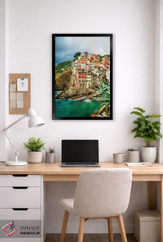 تابلو دکوراتیو La Spezia Province, Liguria Region, Italy,شهر ساحلی ریوماج… اثر ریچارد دووال - D6B