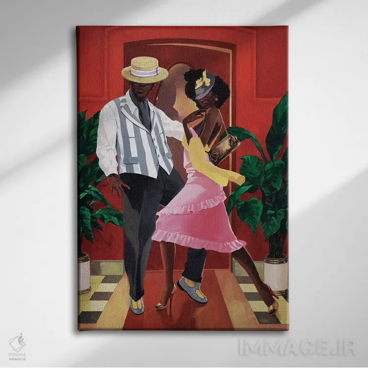 تابلو دکوراتیو شب بیرون شماره ۳ اثر گراهام رینولدز - نمای روبهرو روی دیوار