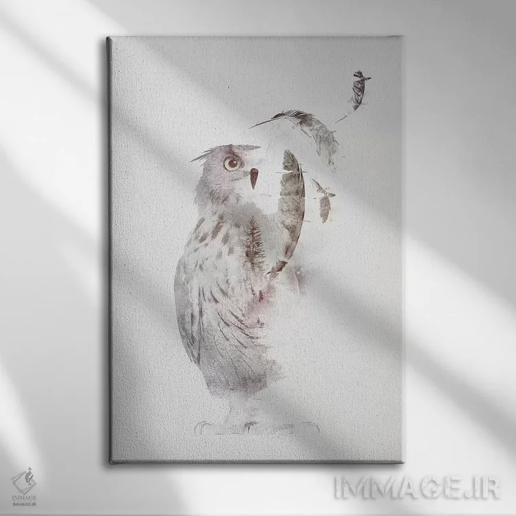 تابلو دکوراتیو محو شدن اثر رابرت فارکاش - نمای روبهرو روی دیوار