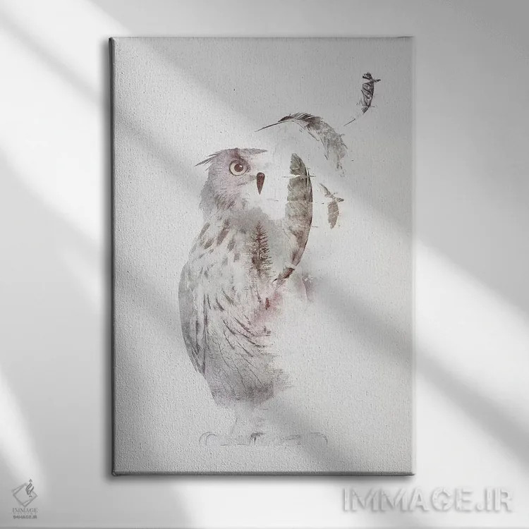 تابلو دکوراتیو محو شدن اثر رابرت فارکاش - نمای روبهرو روی دیوار
