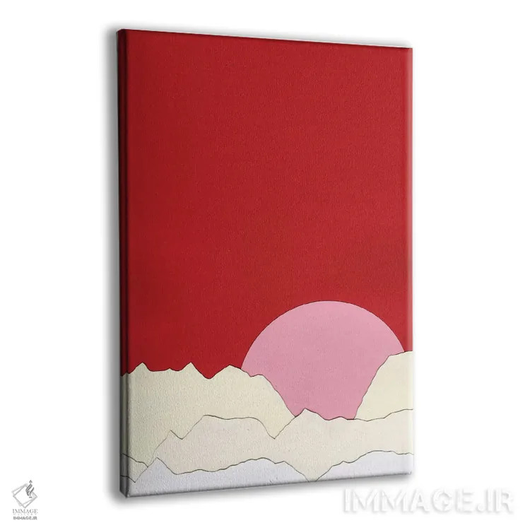 تابلو دکوراتیو غروب در اشتایرمارک اثر روزی فایست - نمای پرسپکتیو محصول