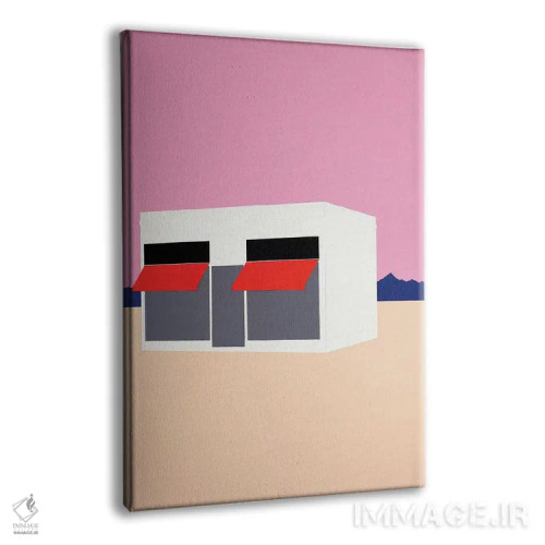 تابلو دکوراتیو بوتیک غروب اثر روزی فایست - نمای پرسپکتیو محصول