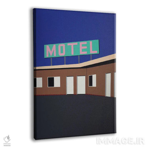 تابلو دکوراتیو موتل عشق اثر روزی فایست - نمای پرسپکتیو محصول