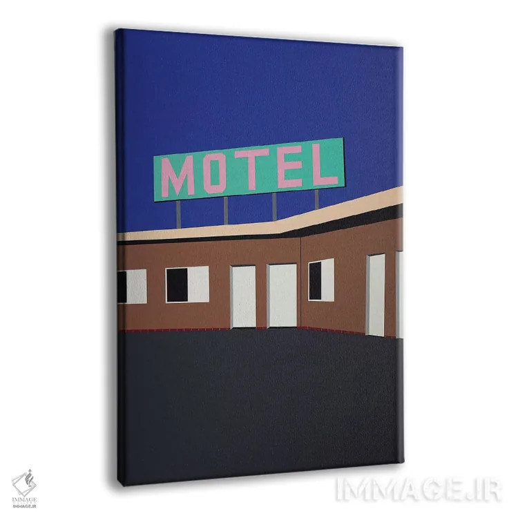 تابلو دکوراتیو موتل عشق اثر روزی فایست - نمای پرسپکتیو محصول